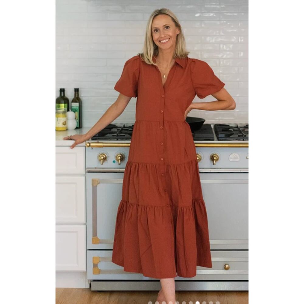 Brochu Walker Havana Midi Dress in Tuscany size M medium